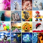 DIY 5D diamond painting diamond cross stitch floret animal Mario home decoration diamond embroidery
