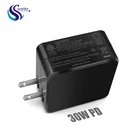 New Arrival 30w Super Fast Cuboid Charger Usb Type C Pd Wall for Cell Phone Tablet Laptop