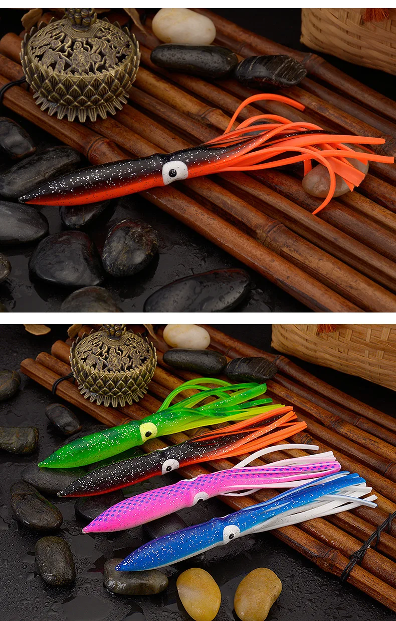 Cm G Soft Bait Big Octopus Skirt Squid Skirt Lures Trolling Bait