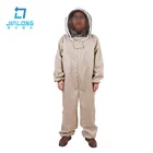 Best quality Cotton Coverall hooded beekeeping ventilated beekeepers protective clothing wholesale factory price