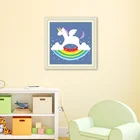 手塗りシャイニング猫 diy クリスタル 5d アクリルマジックキューブダイヤモンドの絵オイルキャンバスのための家の壁の装飾