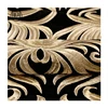 New design popular woven floral polyester embroidered fabric velvet