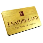 Gold Logos Metal Brass Plate Iron Accessories Gold Brand Name Custom Logo Bag For Bags