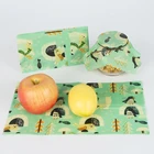Polish Food 100% Organic Cotton Reusable Ap Oem Custom Polish Gots Beeswax Food Wrap