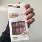 Nail Free Nails New Arrival Artificial Nail Tips False Nail Custom Packaging Free Sample Flame Press On Nails