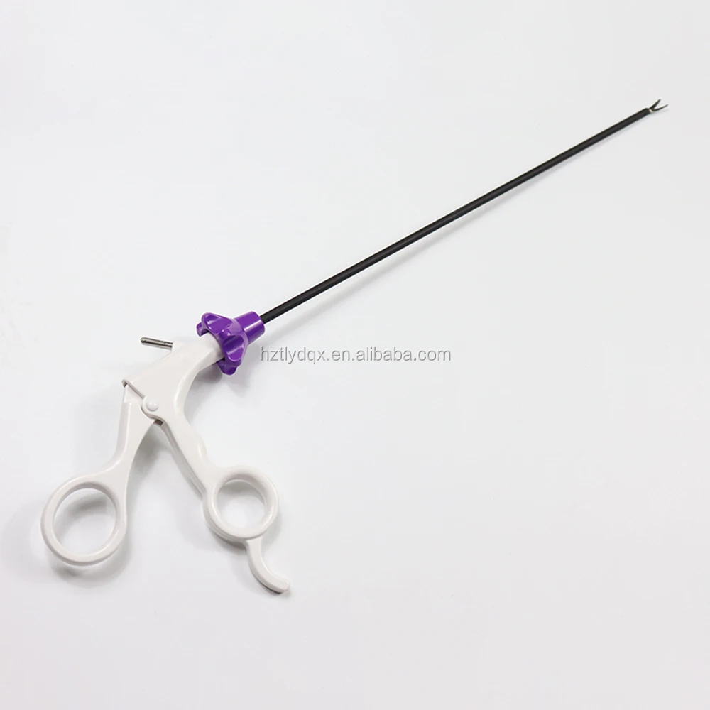 Disposable Laparoscopic Johan Grasper with Ratchet/Disposable