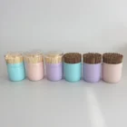 promotion cinnamon burch Eco-friendly toothpick with bamboo stick