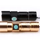 China Supplier USB Mini Flashlight Aluminum Alloy LED Rechargeable Flashlight