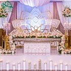Dining Table Design Dining Table Stainless Steel Frame Rectangle Dining Luxury With Crystal Wedding Table