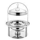 Stainless Steel Food Warmer 18/8 Stainless Steel Golden Bell Chafing Dishes Food Warmer Chafer Dish Buffet Set with Hange