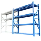Steel angle light duty racks Warehouse storage clothing racks metal shelf rack for shop