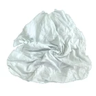 Industrial light color used t shirt cotton knitted fabric waste cleaning rags