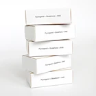 Custom printed cosmetic packaging box eyelash packaging box gold foil cardboard box packaging custom logo