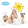 Wholesale Designed Cute Animal Bamboo Children Hooded Towel