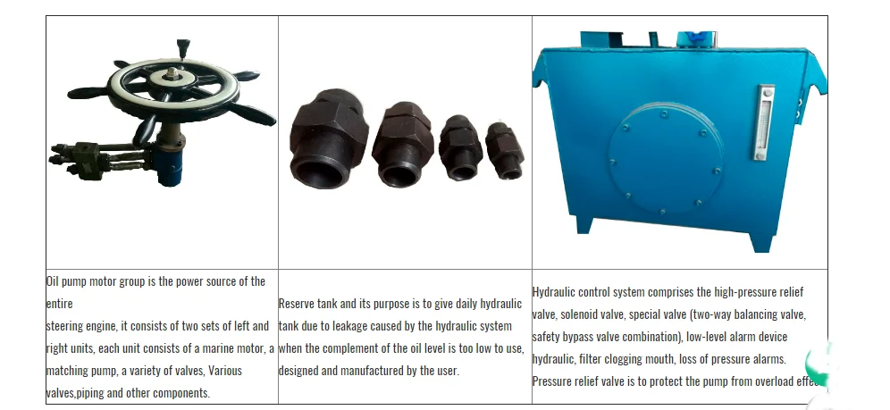 Hydraulic Electric Boat Steering Wheel OEM Marine Gear Steering Parts Custom Marine Steering Control System Supplies Marine