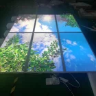 1x4FT Sky Blue Led Ceiling Lighting fixture Customized Sky Panel