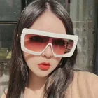 Wholesale Big Frame Square Lenses Women Sun Glasses Sunglasses retro shades male promotion 2020
