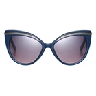 Women fashion cat eye oversized uv 400 ce sunglasses