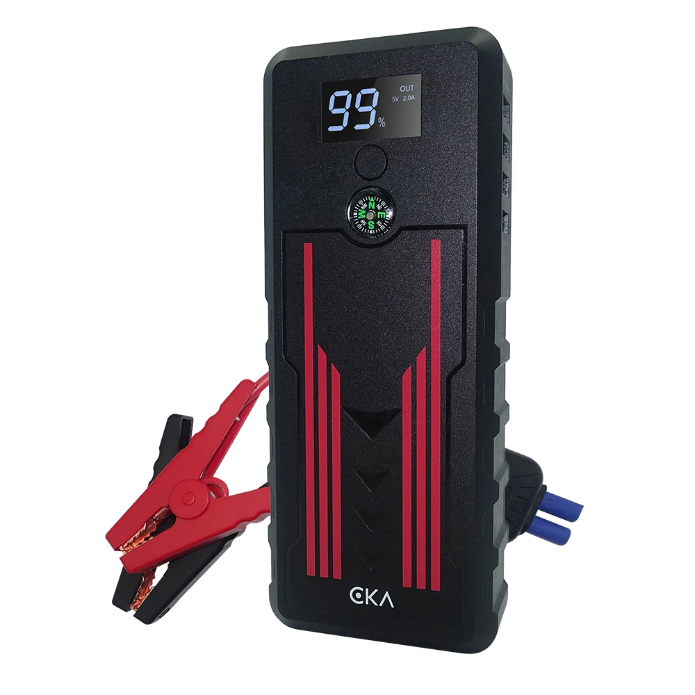 Hot Sale 16000mAh Car Jump Starter 4*USB Type-C with LCD Screen, USB Quick Charge, 12V Auto Battery Booster & Car Power bank