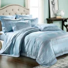 Home Textile Bedding Comforter Sets Luxury Bed Sheet Bedding Set Silk 4 PCS Printing Quilt Cover Set