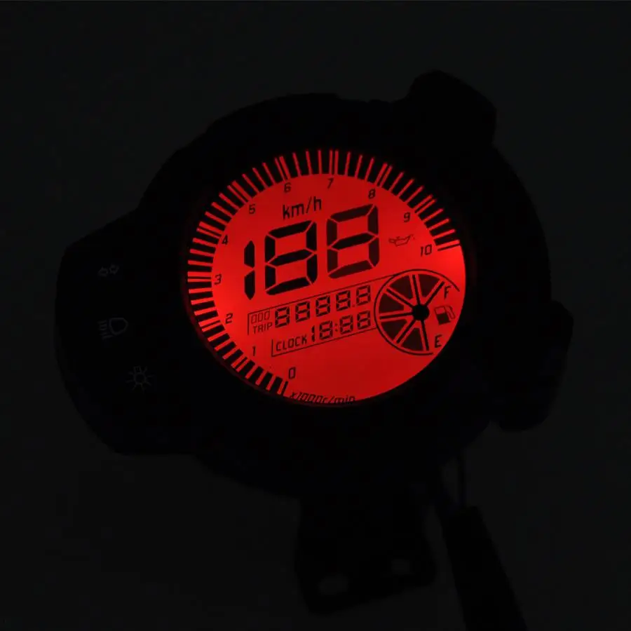 7 Colors Motorcycle Digital Instrumentation Odometer Speedometer Tachometer Gauge Fit For Yamaha RXM BWS 125 Factory Direct Sale