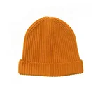 Wholesale Blank Slouch Winter Beanie Hat Custom Knitted Wool Hats