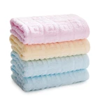 Plain Towel Absorbent Household Face Towel Soft and Comfortable Adult Couple Cotton Cheap Towel 4 Pack
