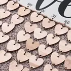 Plaque Wood Wooden Plaque Family Birthday Board Plaque DIY Hanging Wooden Birthday Reminder Calendar With Wooden Hearts