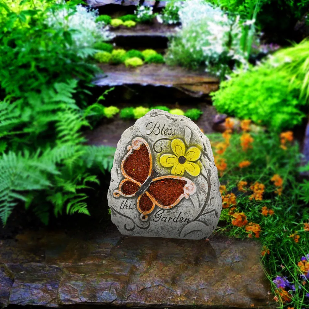 new arrival garden stone tablet decor with butter