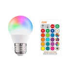 Cross-border e-commerce hot sale remote control bulb lamp led colorful RGB bulb color changing bulb manufacturers