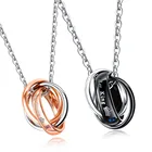 Elegant Perfect Gorgeous Stainless Steel Choker Layer Double Chain Necklace