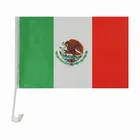 Factory price ready to ship national car window flag for mexico