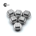 304 stainless steel four-angle plug outer screw solid hollow fire water heating gas pipe fitting 316 sealing plug head