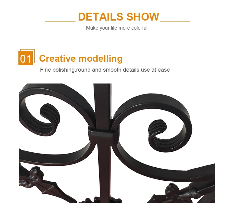 Home garden Residential Wrought Iron Big villa Gate For Outdoor