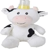HI CE Hot custom baby cow plush toy with feeding bottle