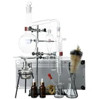 quality assurance lab experiment kit family chemistry test tool box Distillation set glassware distiller apparatus