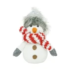 Christmas Tree Ornaments Plush Hanging Decorations Festive Season Pendant - Snowman Ornaments Plush for Christmas Tree