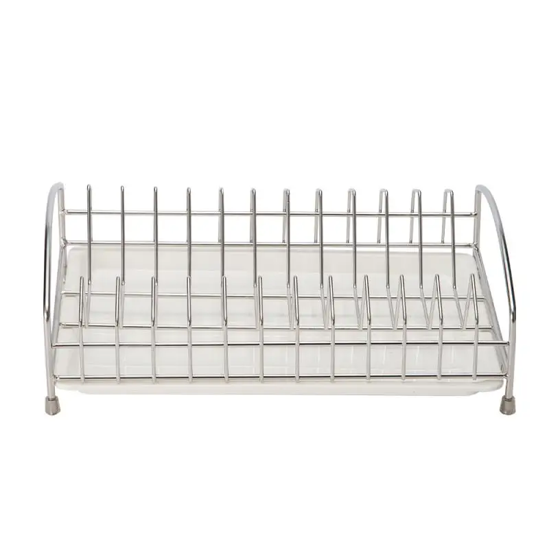 Table standing type over the counter stainless steel plate draining kitchen dish drying rack
