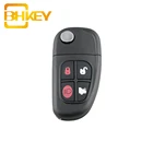 4 Buttons NHVWB1U241 433 Mhz ID60 Chip Car Key Fob Flip Remote Key For Jaguar S type X type XJ XJR Auto Parts