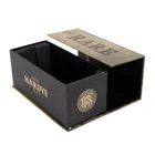 Cheap Custom Luxury Art Paper Packaging Wine Gift Box, Wholesale Cardboard Foldable Magnetic Single Wine Box