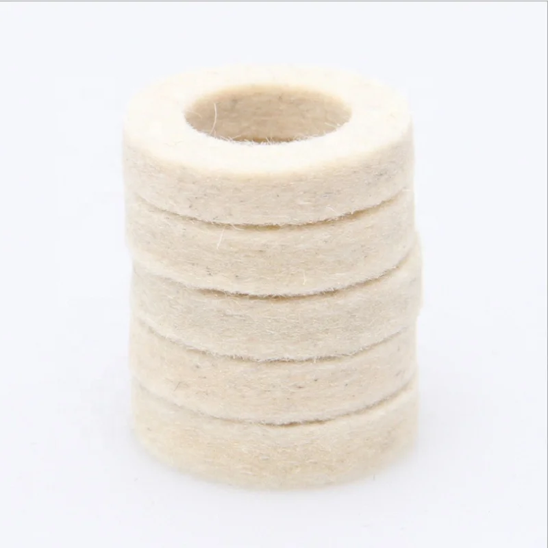 Recycled material wool felt oil seal gasket