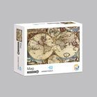 70*50 cm Rectangular Shape Puzzle Toy Children Jigsaw Puzzle 1000Pcs Paper Puzzle-Map