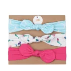 Baby girl twisted knotted head wrap set elastic kids hairband
