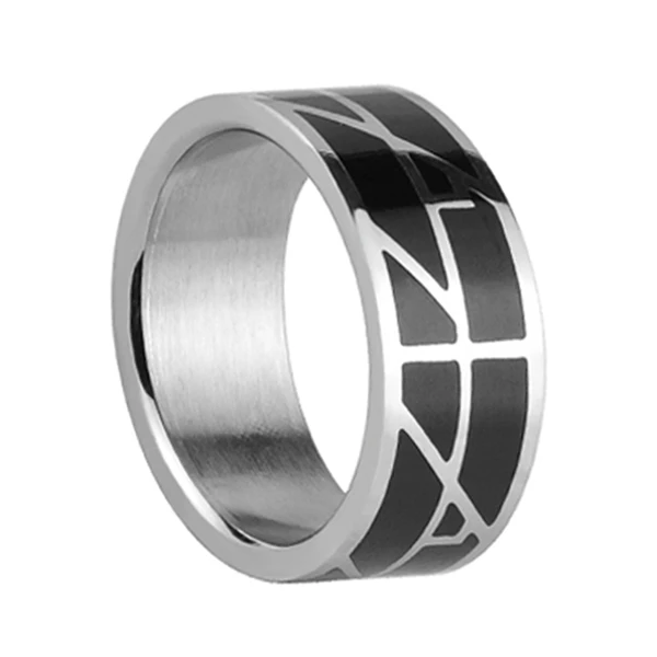 Stainless Steel Lesbian Bisexual Lgbt Gay Pride Rainbow Ring Same