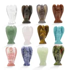 Angel figured carving 12 chakra system Gemstone healing sets