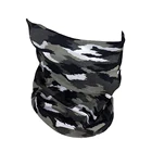Custom logo printed microfiber polyester sport headband bandana for men