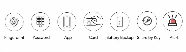High Quality Electronic Smart Fingerprint Door Lock, Zigbee fingerprint password card security door lock - ANKUX.COM