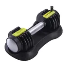 Single 2.5LB to 12.5LB Home Body Workouts Weight Adjustable Dumbbell for Women