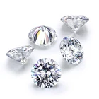 wholesales moissanite loose stones white color 8H&A cut 3.0mm sparkle fire synthetic diamond