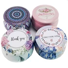 Custom Food Grade Round Metal Small Tea Candy Gift Tin Can